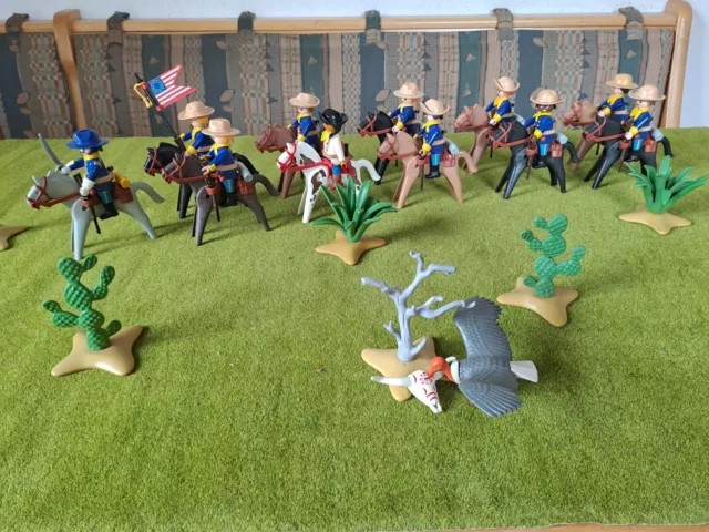 Playmobil Nordstaatler, Südstaatler, Kavallerie, ACW Western  RAR TOP Ware