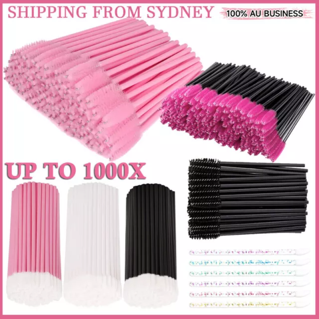 Disposable Mascara Wands Lip Eyelash Brushes Applicator Lash Extension Lipstick