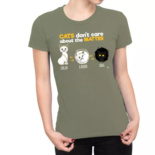 1T-shirt donna gatti Don't Care About The Matter Science