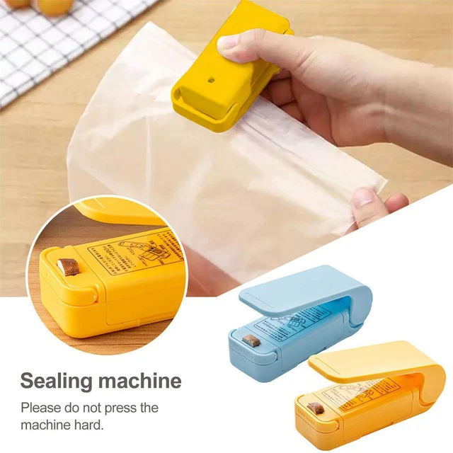 Mini sacchetto di tenuta portatile sigillante macchina calore casa cibo kit sacchetto di plastica D3A7