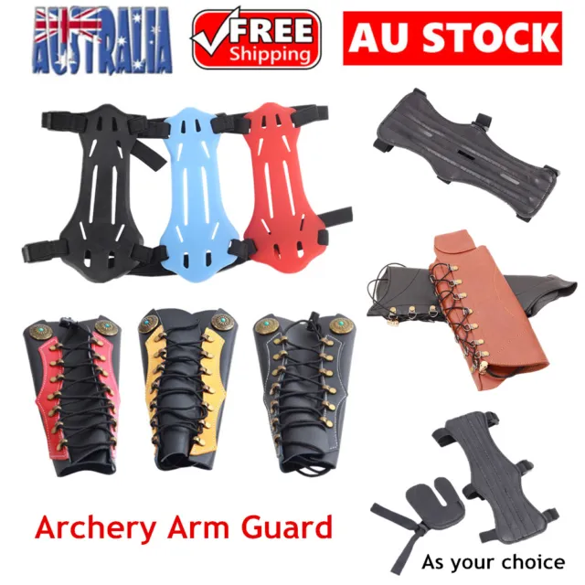 Archery Arm Guards Forearm Protector Adjustable Bow Armguard