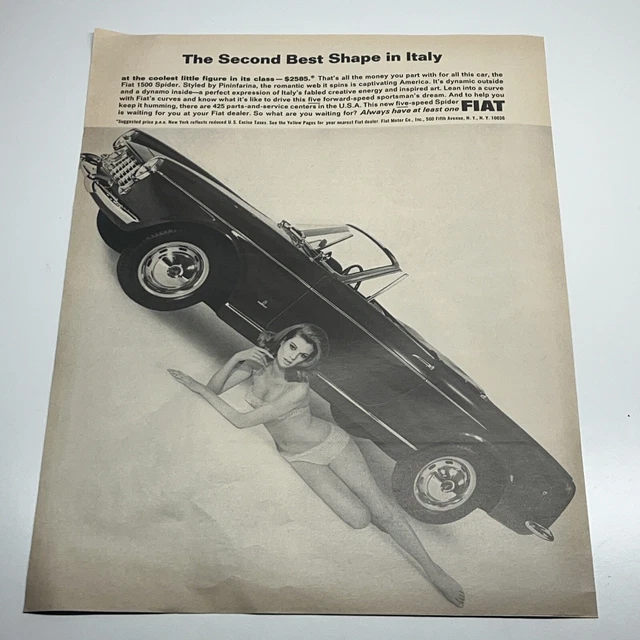 Fiat, European, Automobiles, Advertising, Collectibles - PicClick