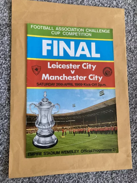 LEICESTER V MAN City 1969 FA Cup Final Programme. £4.87 PicClick UK