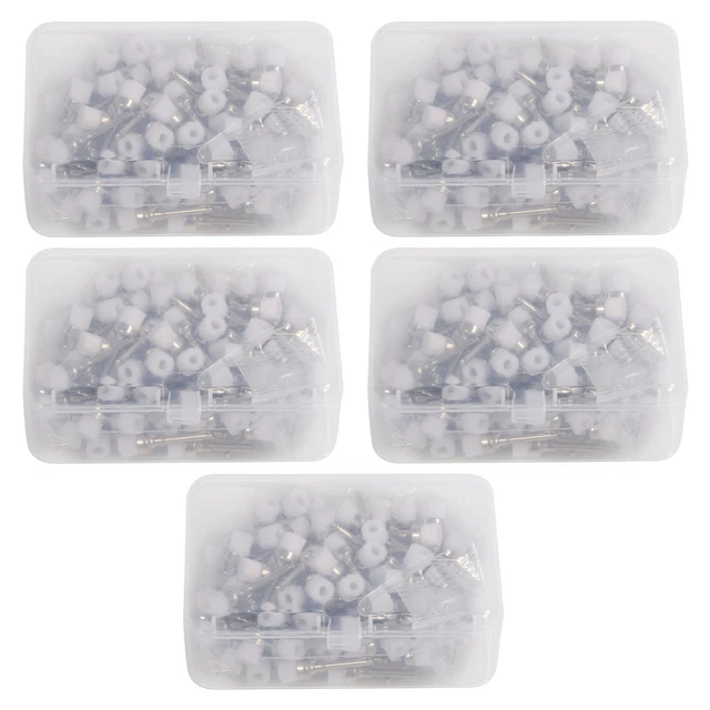 500PCS Dental Polishing Polish Prophy Brushes Nylon Latch Type Brosses Flat #1