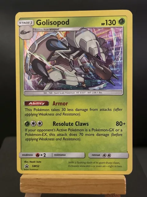 Pokemon Card Japanese - Golisopod 041/SM-P - PROMO HOLO MINT