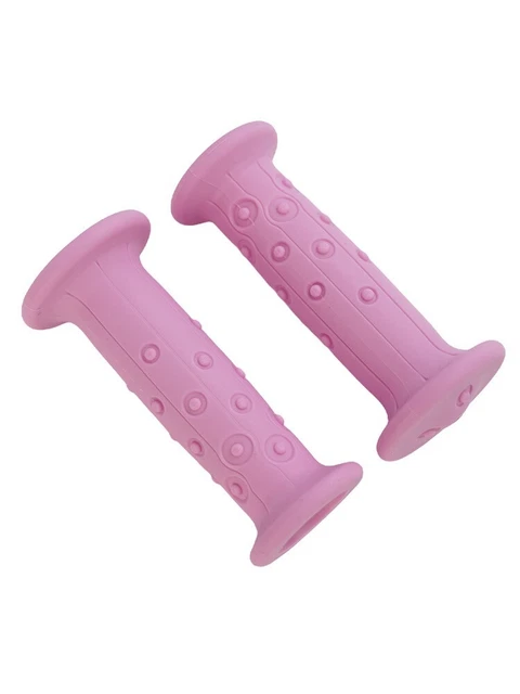 Poignées De Guidon BTWIN Pour Vélo Enfant - Caoutchouc, Diamètre 18 Mm, Pour Tiges De 19 Mm