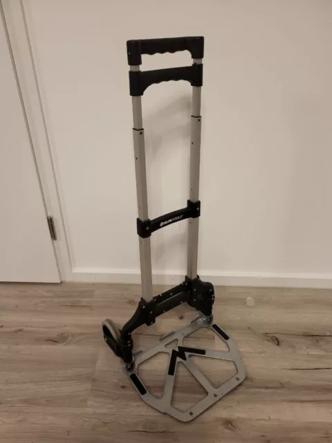 Aluminium Transportkarre klappbar-Teleskopgriff 110 cm-Soft-Laufflächen Räder