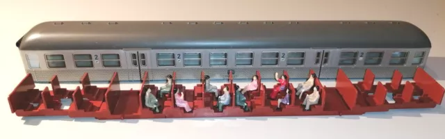 25 Sitzende Modell-Figuren Weiß – Für Modelleisenbahn Spur H0 Maßstab 1:87, Reisende Für Bahnsteig & Diorama