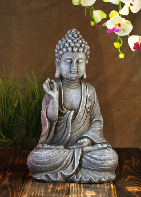 40 cm Großer Thai Buddha Budda wunderschöne Figur Statue Feng Shui sitzend