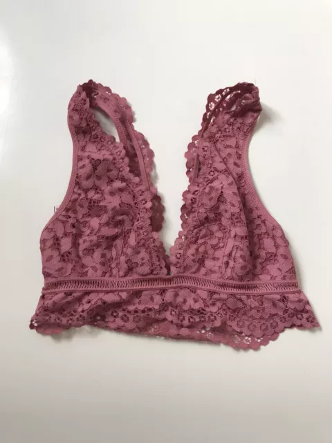 Victoria's Secret rosa nicht verkabelt ungepolsterte vorgeliebte BRALETTE Größe S/P