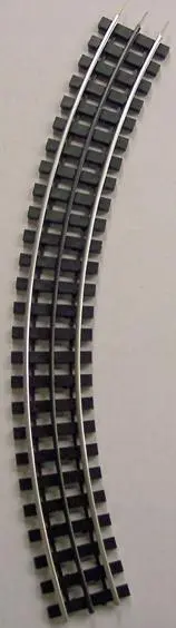 Gargraves 32-101S 3 Rail Phantom Tinplate Curve Plastc Tie Sctnl Track [10] (10)