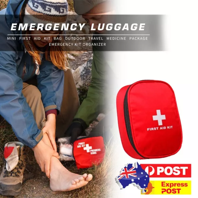 Mini First Aid Kit Bag Outdoor Travel Camping Medicine Emergency Kit Pouch