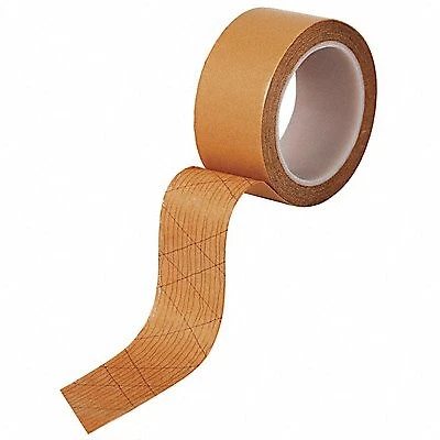 Carpet Mounting Tape: 1 7/8 in x 16 3/4 yd, 42.5 mil Tape Thick, Cloth, Acrylic,