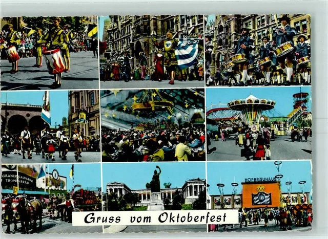 10399651 - 8000 Muenchen Musikgruppen Fahrgeschaefte Festumzugswagen Oktoberfest