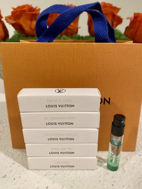 LOUIS VUITTON PERFUME SPRAY 8 Samples in LV bag2ml NEW IN BOX