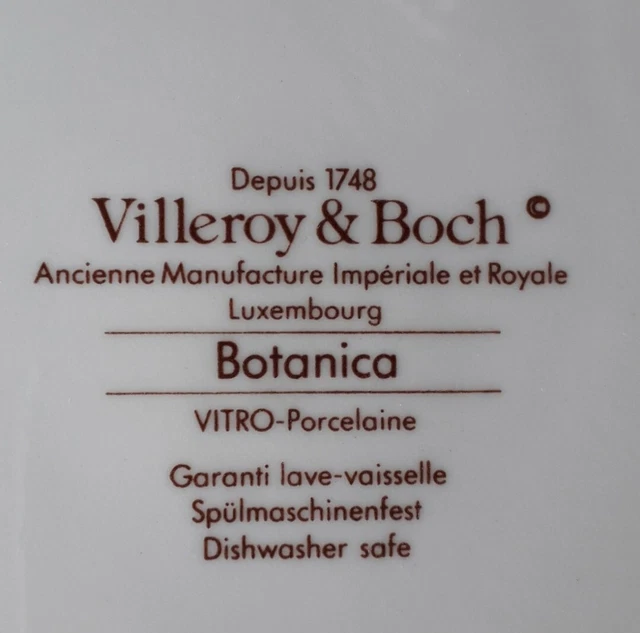 Coupelle Villeroy et Boch Luxembourg Botanica - Lathyrus Tuberosus - 14cm 3