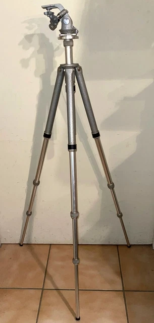 Trépied Gitzo Gilux Sport Ancien – Rotule Boule, Métal, Made In France