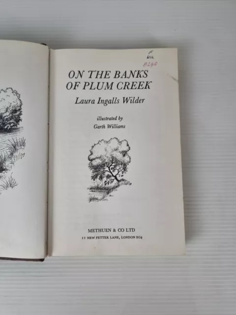 On The Banks Of Plum Creek By Laura Ingalls Wilder 1970 HC/DJ Rare Edition... 2