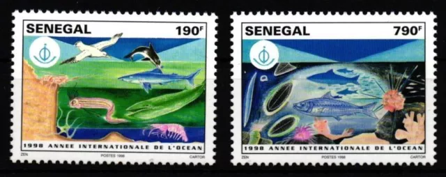 Senegal 1582-1583 postfrisch Int. Jahr des Ozeans #JW086
