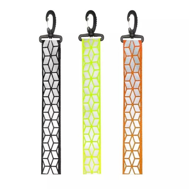 Reflective Keychains Visibility Reflector Pendant for School Bag Backpack