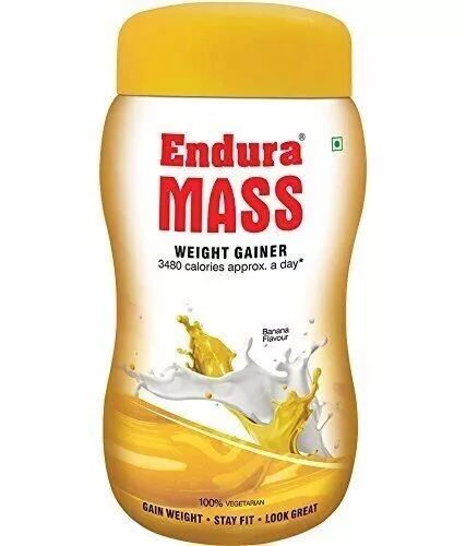 Endura Mass Weight Gainer - Pack de 500 g (Banane) - LIVRAISON GRATUITE