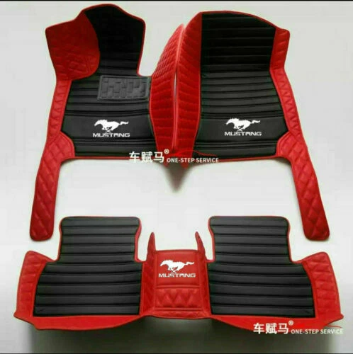 Fit For Ford Mustang 1999-2023 Floor Mats Trunk Mats Waterproof Luxury Custom