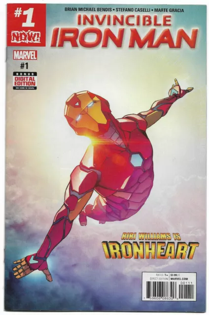 Invincible Iron Man#1 Nm 2017 Riri Williams Marvel Comics