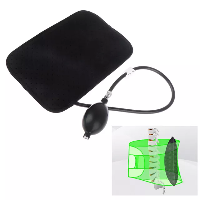 Inflatable Lumbar Support Pillow Washable Breathable Portable Firm Lumb..s1