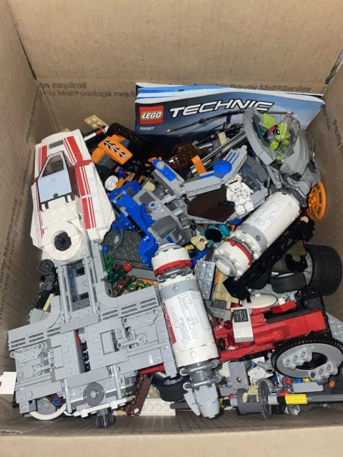 LEGO Star Wars + More Loose Bulk Lot In Large Priority Mail Flat Rate Box ￼