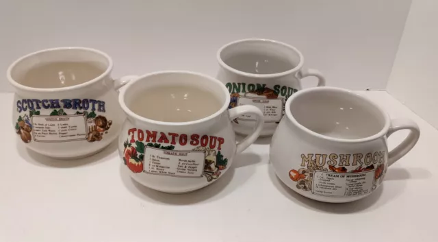 https://www.picclickimg.com/NfgAAOSwevhlF00y/Vintage-Recipe-Soup-Bowls-Mugs-Cups-Set-of.webp