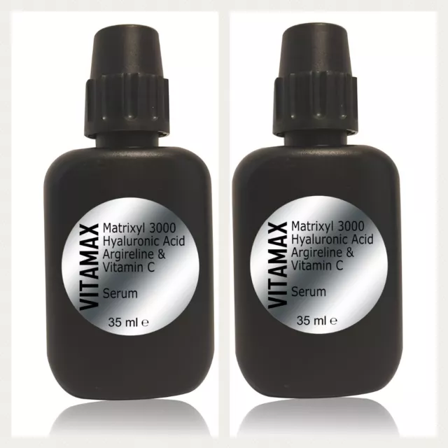 70ml MATRIXYL 3000 60% + ARGIRELINE 25% + HYALURONSÄURE + VITAMIN C SERUM