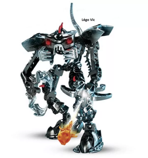 Lego 8919 Bionicle Mahri Nui Barraki Mantax robot complet de 2007 Notice - NN1