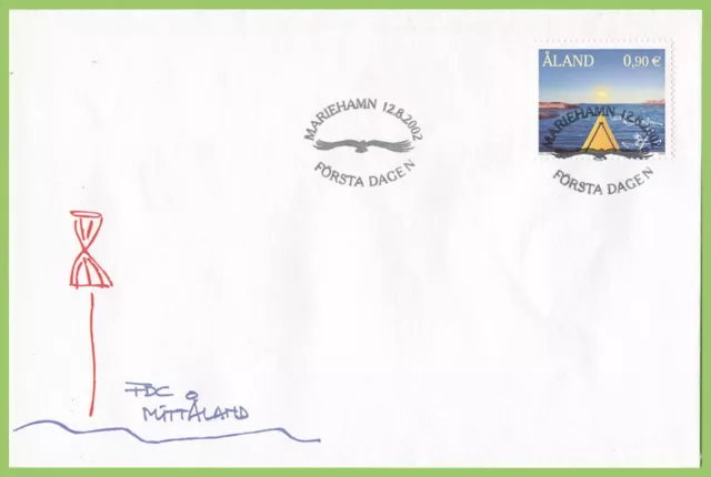 Aland 2002 Kayaking First Day Cover