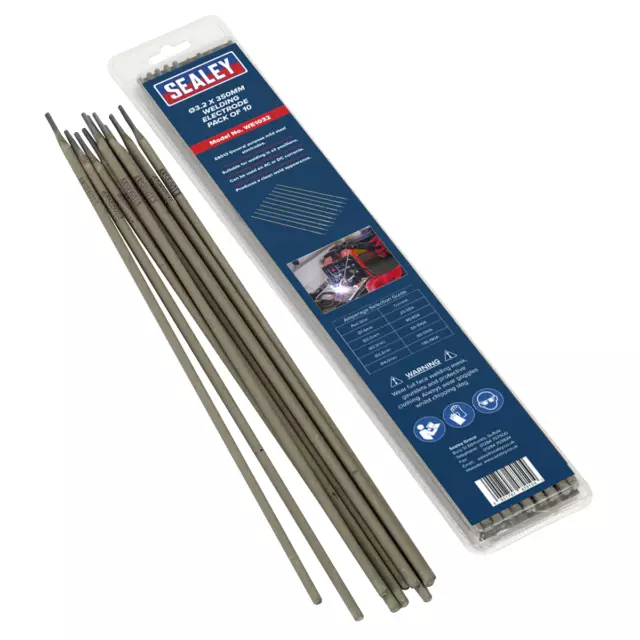 Sealey Welding Electrode Ø3.2 x 350mm Pack of 10