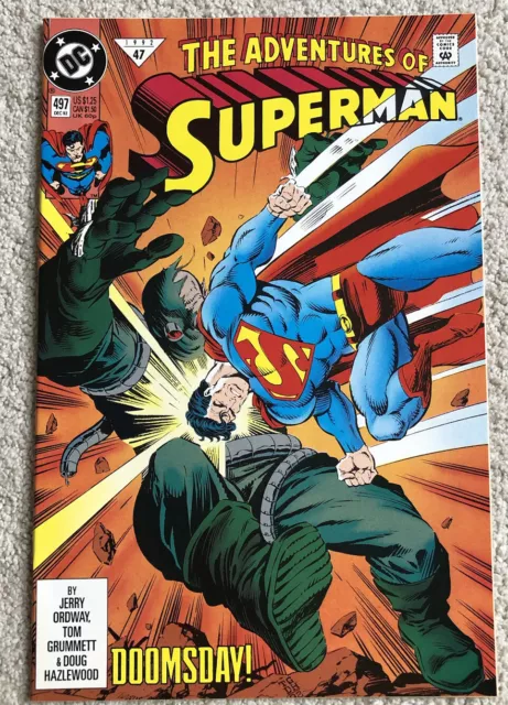 The Adventures of Superman 497 : Doomsday : DC Comics 1992