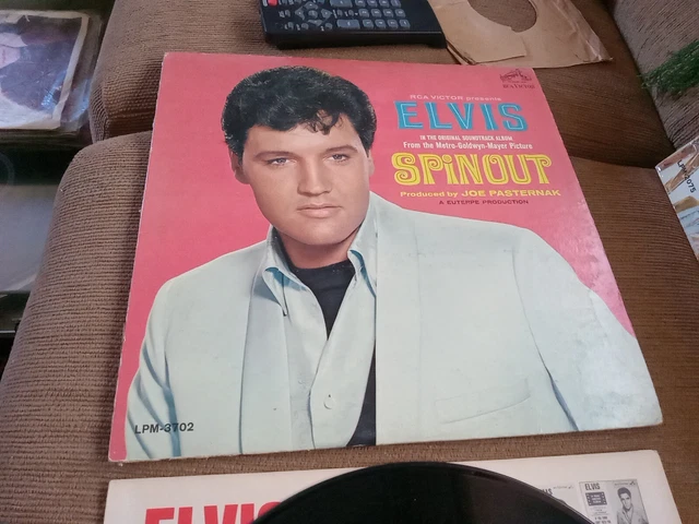 Elvis Presley Spinout First Mono  RCA Victor Label LPM 3702 / Rock And Roll /LP