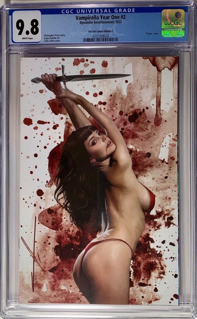 Vampirella Year One #2 (2022) Cgc 9.8 Nm/M Carla Cohen Virgin Cover Dynamite