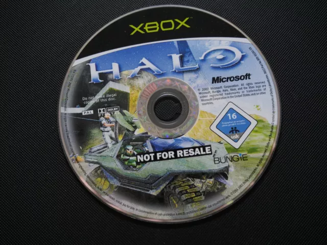 Halo Combat Evolved  (Microsoft Xbox, 2002) - DISC ONLY