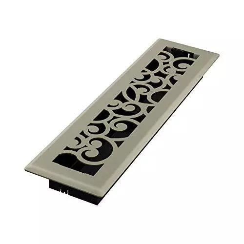 Imperial RG3452 Wonderland Decorative Floor Register, 2.25 x 12-Inch, Satin Nick