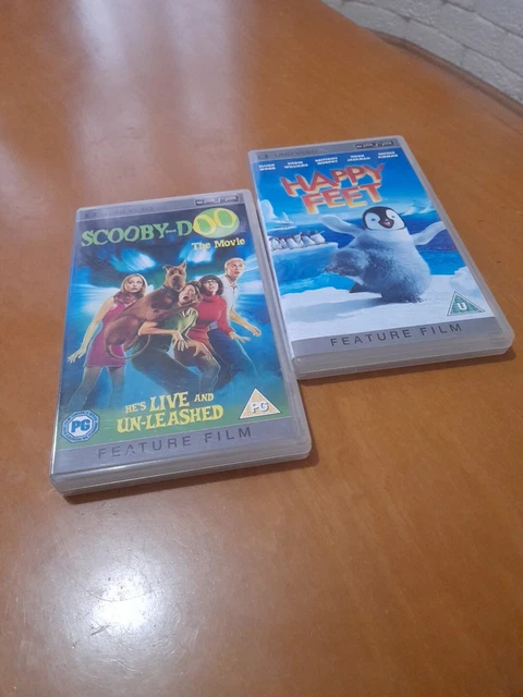 Scooby Doo the Movie + Happy Feet Umd Movies