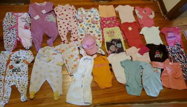 Lot Of 26 Baby Girl 6 Month Beautiful Clothing Lot