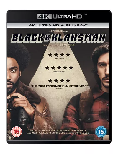BlackkKlansman (4K UHD Blu-ray) Ryan Eggold Corey Hawkins (UK IMPORT)