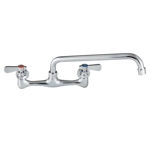 AA MF2000-12 8" Wall-Mount Low Lead Faucet with 12" Swing Spout, NSF Listed