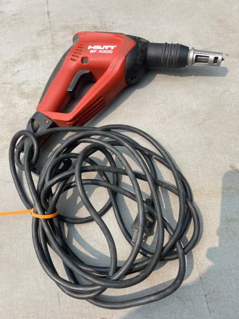 Hilti SF4000 corded screwgun screwdriver tested works well