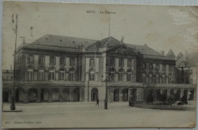 METZ 57 cpa le Théâtre Bon Etat 1926