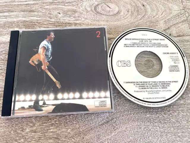 CD  Bruce Springsteen & The E Street Band  -  Live  1975 - 85 Disc  2