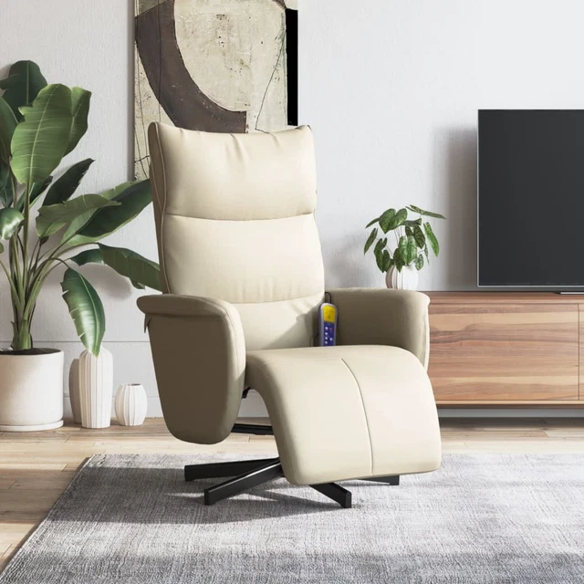 KEENSO Chaise de relaxation avec repose-pied Gris clair Velours KN005