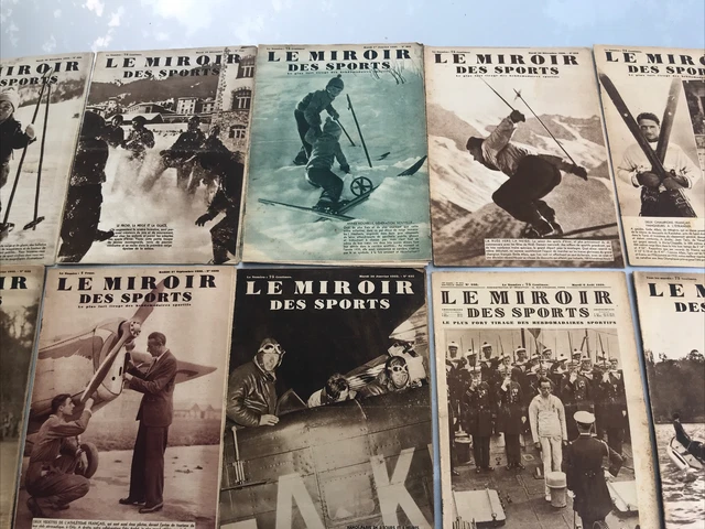 Affiche Le Miroir des Sports - Cross des dix Nations - Mars 1929 N°475