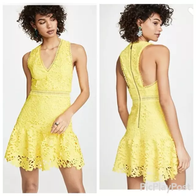 NWT Alice + Olivia Marleen Crochet Dress