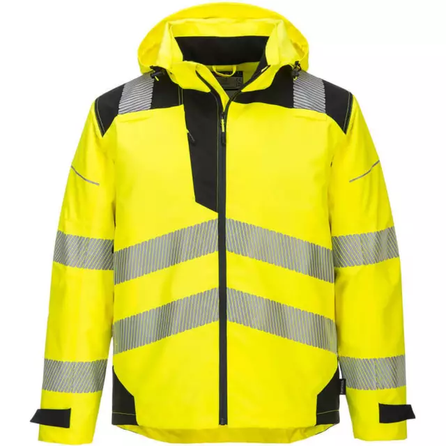 Portwest PW36 Extreme Giacca antipioggia Giallo/Nero XL